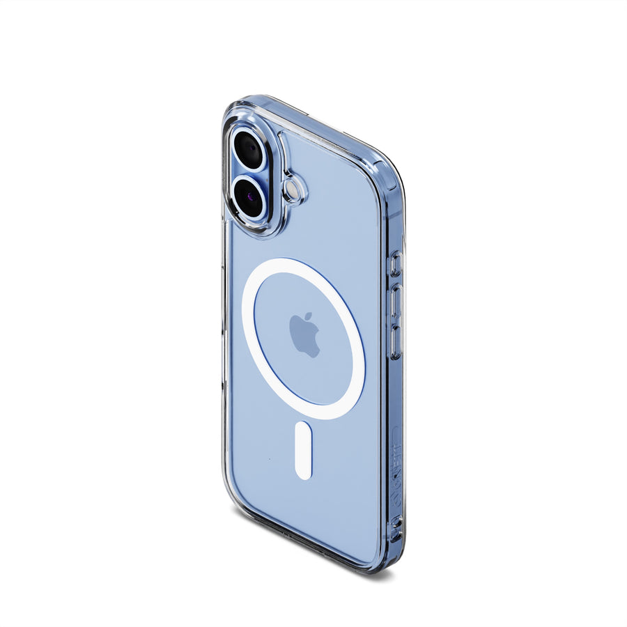 Cygnett AeroMag Apple iPhone 17 (6.3') Magnetic Clear Case - (CY5552CPAEG), TPU Frame, Anti-Yellowing,UV Resistance,Scratch