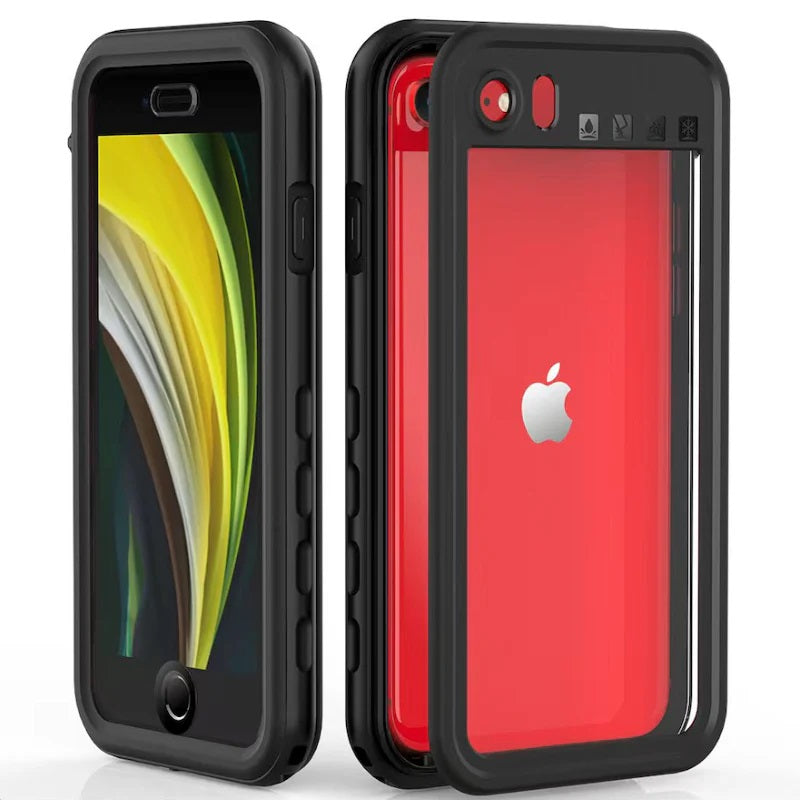 USP Apple iPhone SE (3rd & 2nd Gen) and iPhone 8/7 Waterprooof Case - Black, Military-Grade, Shockproof, Scratch Resistant, Durable, 3 Year Warranty