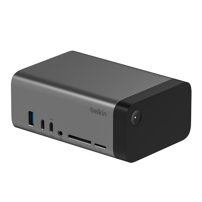 Belkin Connect USB-C 11-in-1 Pro GaN Docking Station - Grey (INC020auSGY), 150W PD, 10Gbps, 2x HDMI, 2x USB-C, 1x USB-A, USB-C/ MST,  2 Years Warranty