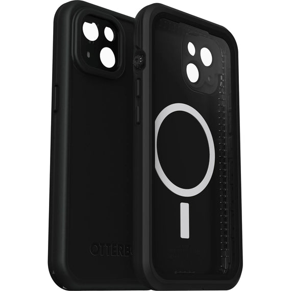 OtterBox FRE Magsafe Apple iPhone 14 Case Black - (77-90178), DROP+ 5X Military Standard, 2M WaterProof, Built-In Screen Protector, 7 Years Warranty