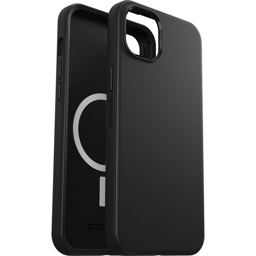 OtterBox Symmetry+ MagSafe Apple iPhone 14 Plus Case Black - (77-88994), DROP+ 3X Military Standard, Raised Edges,