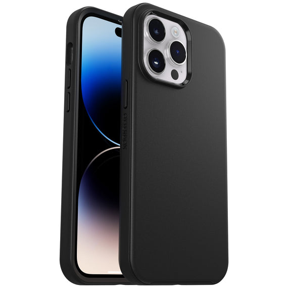 OtterBox Symmetry Apple iPhone 14 Pro Max Case Black - (77-88521), DROP+ 3X Military Standard, Ultra-Sleek, Durable