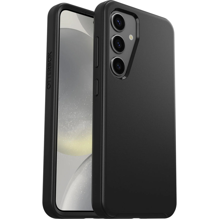 OtterBox Symmetry Samsung Galaxy S24 5G (6.2') Case Black - (77-94531),DROP+ 3X Military Standard, Antimicrobial, Raised