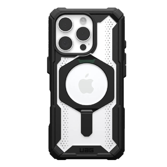 UAG Plasma XTE MagSafe Apple iPhone 16 Pro (6.3') Rugged Case - Black/Clear (11447411404G), 20ft. Drop Protection (4.8M), 1 Year Warranty