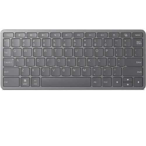 Lenovo Multi-Device Wireless Keyboard - (ZG38C05811), Connect upto 3 devices, Convenient & Comfort typing, Flexible