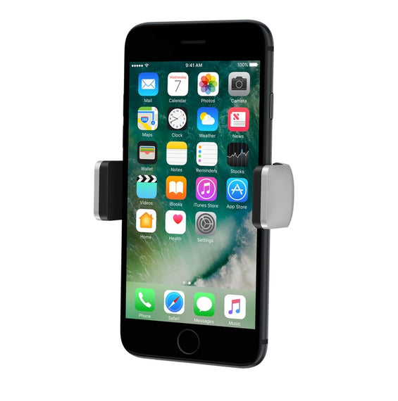 Belkin Car Vent Mount - Silver/Black (F7U017bt), Compatible up to 5.5', 180 Degrees Rotation, View in Portrait or Landscape Mode, 2 Years Warranty