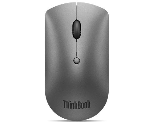 LENOVO ThinkPad Bluetooth Silent Mouse - Dual-Host Bluetooth 5.0 to Switch Between 2 Devices,DPI Adjustment: 2400, 1600,