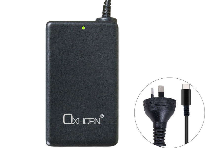 Just You PC Oxhorn 65W AC Power Adapter USB-C Charger Power Delivery for Lenovo HP Dell Asus USB-C Laptop Tablet Mobile