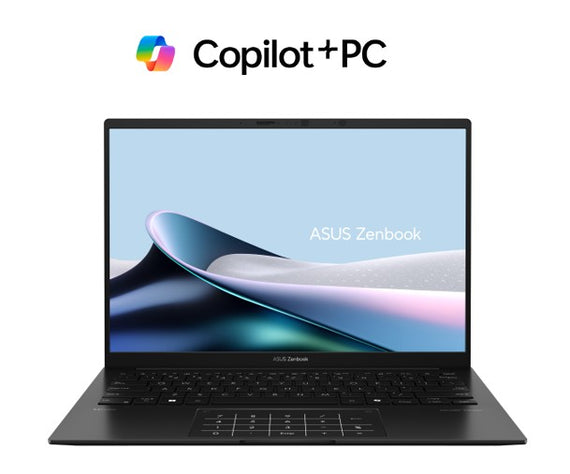 ASUS ZenBook 14'AMD RYZEN AI 7 350 3K (2880 x 1800) OLED 16:10 aspect ratio16G 512G 1.2kg 1yr wty Jade Black Win11 Home Notebook