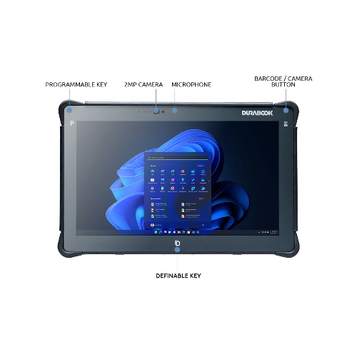 DURABOOK R11, 11.6'FHD,Intel® Pentium® Gold Processor, Windows 11, 8GB RAM, 128GB PCIe SSD,Wi-Fi 6E, Bluetooth v5.3, 2MP Front Camera, 3 year Warranty