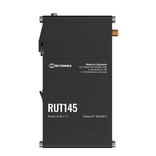 Teltonika RUT145 Industrial RS485 Router, Wi-Fi & Ethernet Connectivity, Industrial Data Collection-Ready with RMS Support,
