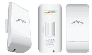 Ubiquiti Nanostation Loco M5 5GHz 802.11a/n MIMO Antenna, WiFi Wireless Outdoor CPE, 10+ km - Includes PoE Adapter,