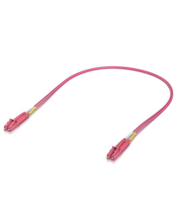Ubiquiti Indoor OM4 Multi-mode Fiber, Duplex LC UPC Connectors, Fiber Patch Cable, 1M, 50-pack Network - UISP
