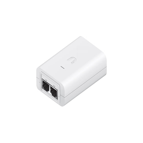Ubiquiti 24 V DC PoE Adapter, Surge and Clamping Protection, Maximum Surge Discharge, AC Cable with Earth Ground, White