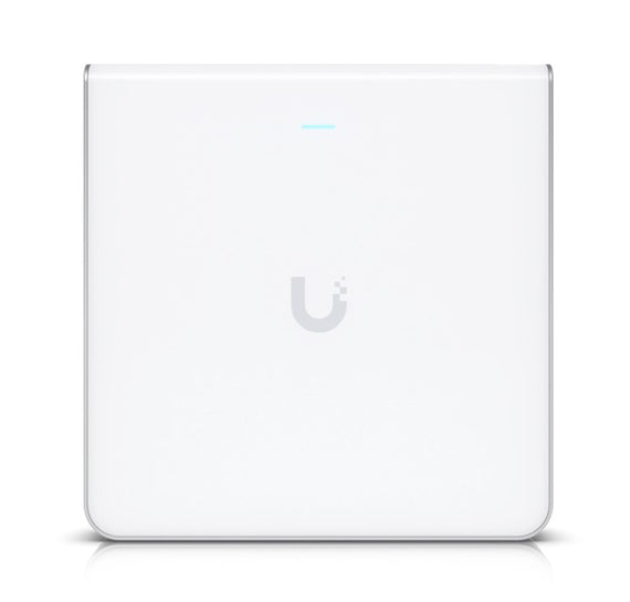 Ubiquiti UniFi Wi-Fi 6 Enterprise Sleek, Wall-mounted WiFi 6E Access Point, Integrated Four-port Switch, For High-density Office Network