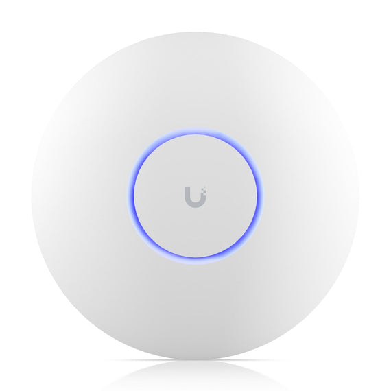 Ubiquiti UniFi WiFi 7 AP U7-Pro, Ceiling-mount,AP 6 GHz Support, 2.5 GbE Uplink, 9.3 Gbps Over-the-air Speed, PoE+ Power, 300+ Device