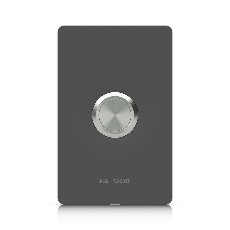 Ubiquiti Access Button, Push-to-exit Button Designed For UniFi Access Hubs, Contacting Rate 30V DC, 2A, Indoor Only Network