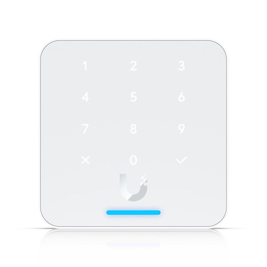 Ubiquit Reader Flex, White ,Third-generation NFC Card Reader With A Keypad & Apple Touch Pass Support, Outdoor IP55, Power via POE