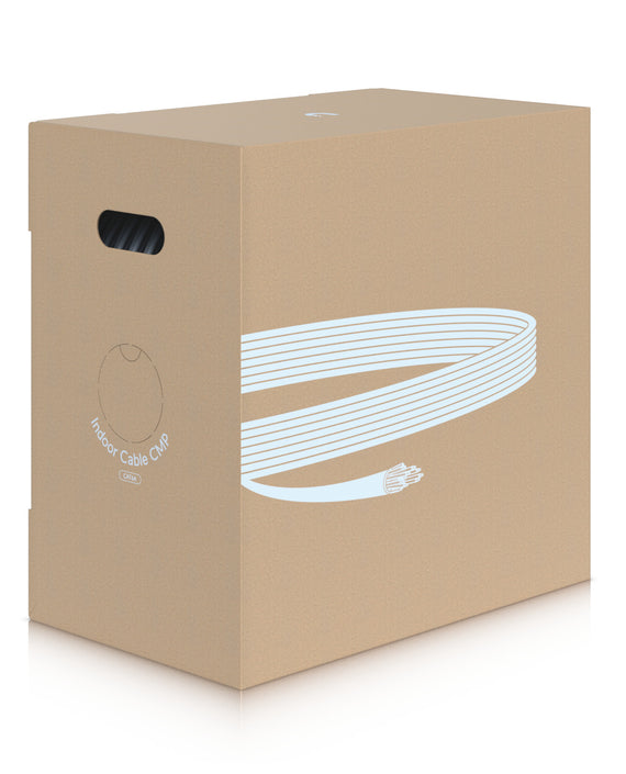 Ubiquiti UniFi Indoor Cable Cat6A CMP, Category 6A Ethernet Cable, High-Speed Deployments In Environments, Require