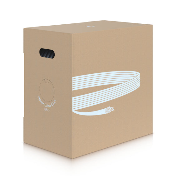 Ubiquiti UniFi Indoor Cable Cat6A CMP, Category 6A Ethernet Cable, High-Speed Deployments In Environments, Require