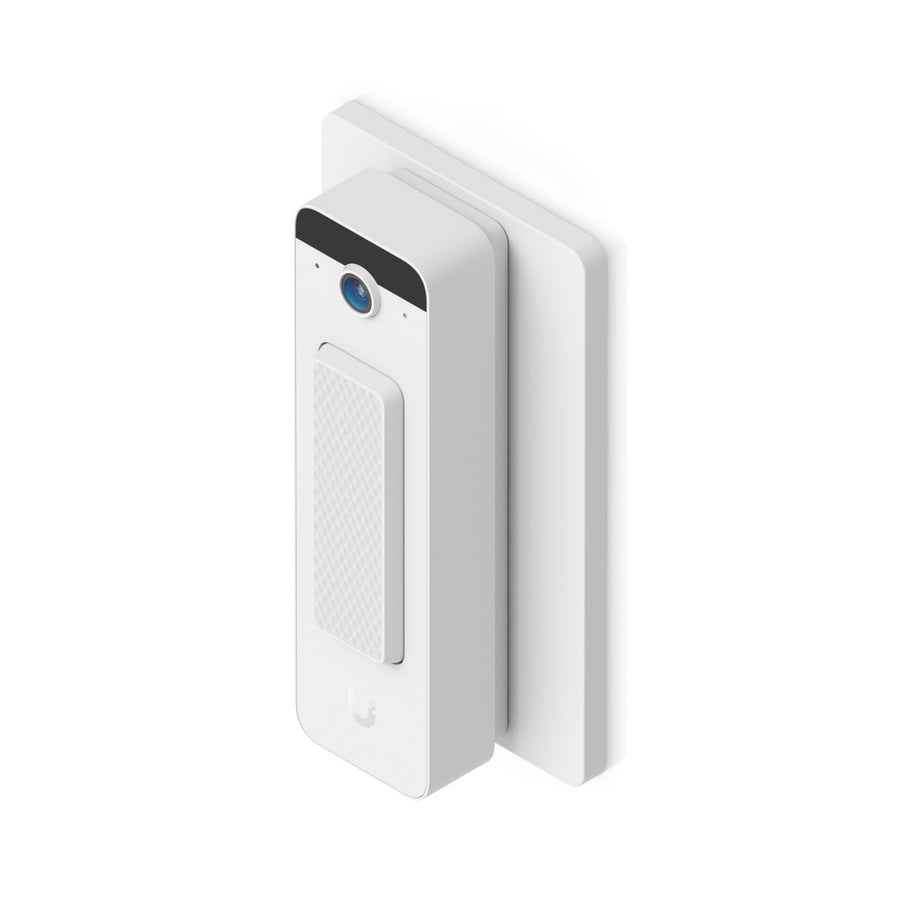 Ubiquiti Doorbell Lite Gang Box Mounting Plate,Secure Mounting Plate, Installing Doorbell Lite, Flat, Angled Bracket