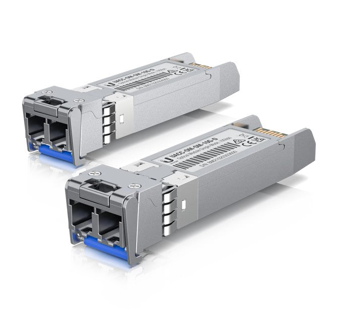 Ubiquiti UniFi 2 Pack (Orgional UI Pack), 10 Gbps Single-Mode Optical Module,Single-mode, Fiber Transceiver, Duplex LC