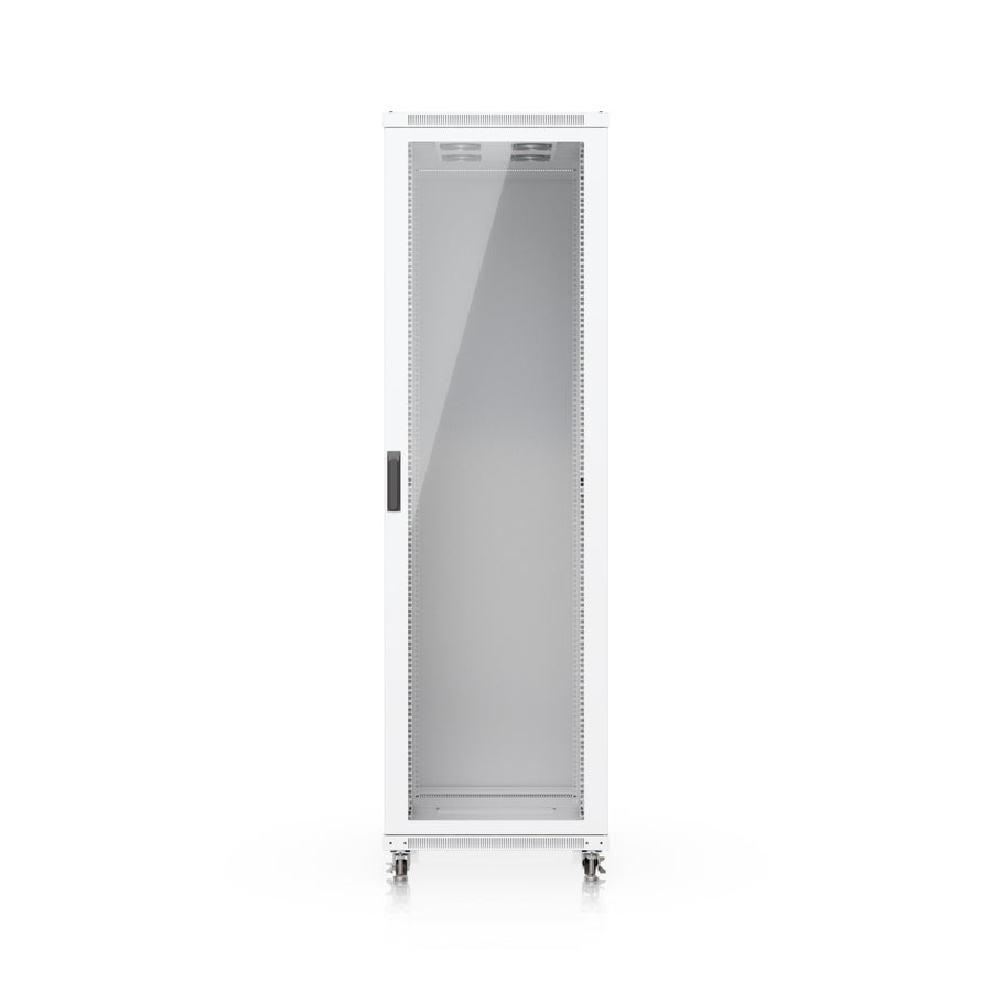 Ubiquiti 42U Rack Cabinet,Fully Assembled Floor Rack,Built-In Fans,Removable Panels,Lockable Casters,Optimal