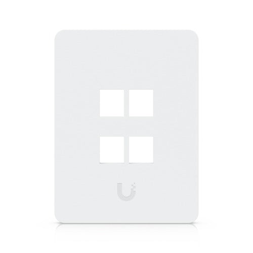 Ubiquiti Universal Paintable Keystone Wall Plate, 4-Pack, Universal Keystone Wall Plate, Paintable Cover For Clean,