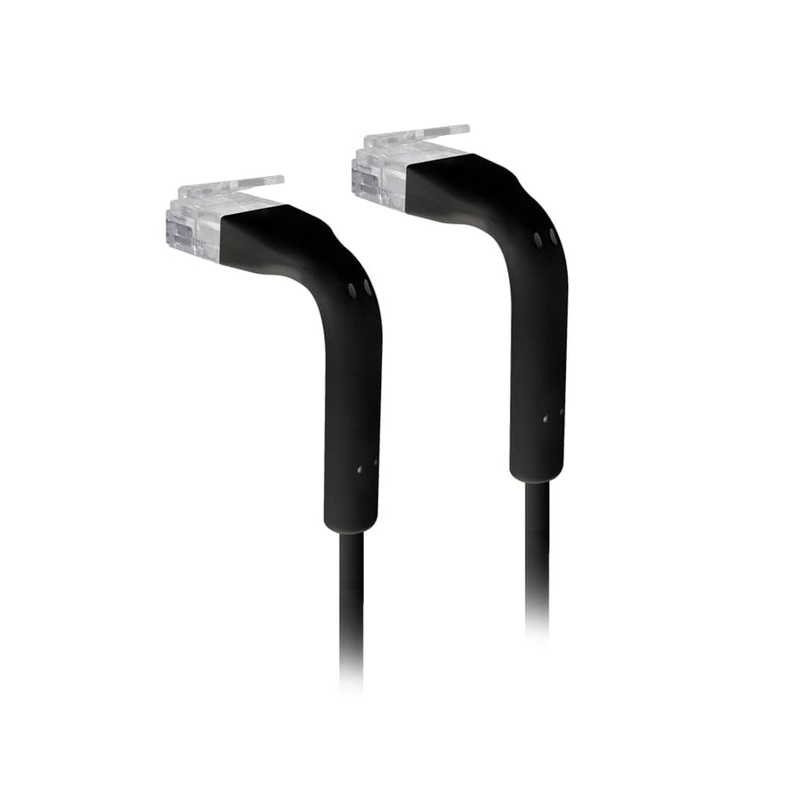 Ubiquiti UniFi Patch Cable, Length 0.3m, Black, Ultra-Thin Patch Cable With GbE Support And Flexible, Bendable Boots