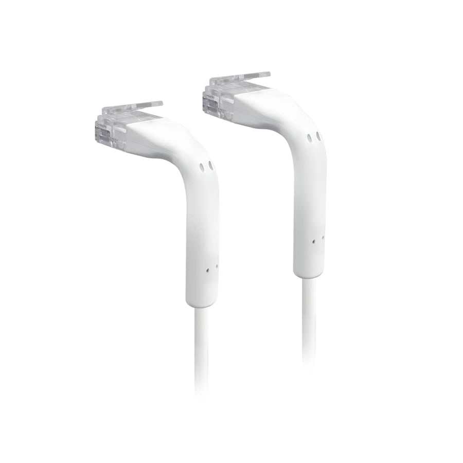 Ubiquiti UniFi Patch Cable, Length 0.3m, White, Ultra-Thin Patch Cable With GbE Support And Flexible, Bendable Boots For