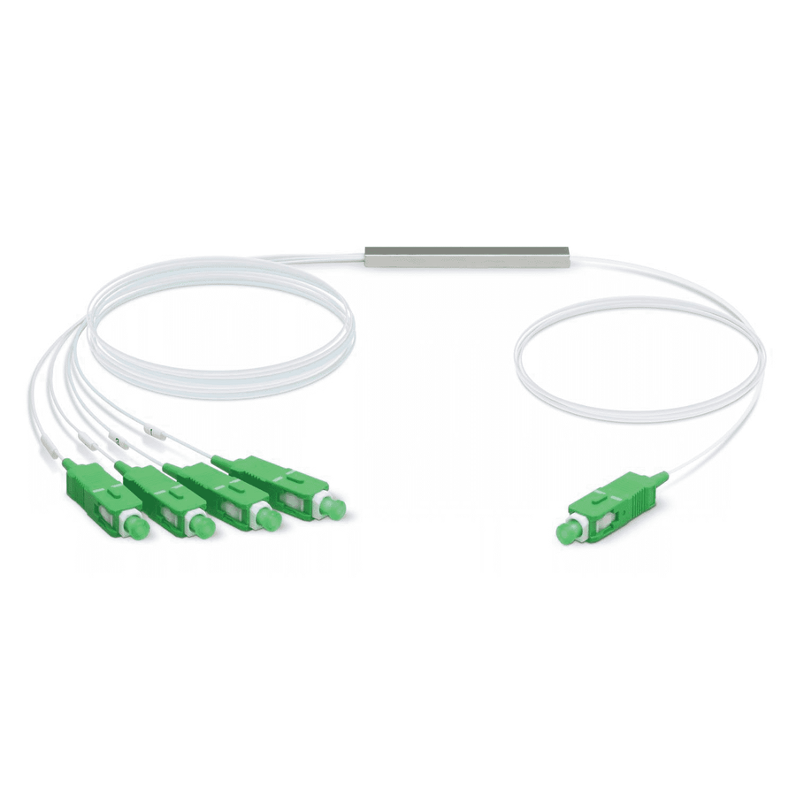 Ubiquiti UFiber Gigabit Passive Optical Network Splitter 1:4, For Use With UFiber OLT Solutions, Terminated With SC/APC Connector,