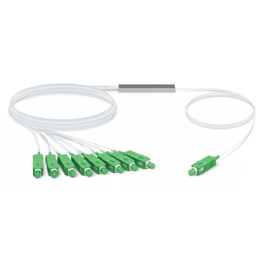 Ubiquiti UFiber Gigabit Passive Optical Network Splitter 1:8,  For Use With UFiber OLT Solutions, Terminated With SC/APC Connector,