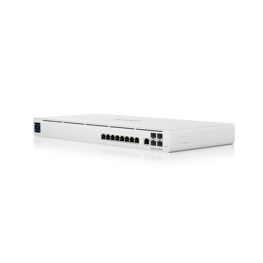 Ubiquiti UISP Router Professional, (9) GbE RJ45 ports, (4) 10G SFP+ ports, Integrated Layer 2 Switch,  Up to 9,500 Mbps NAT Throughput,