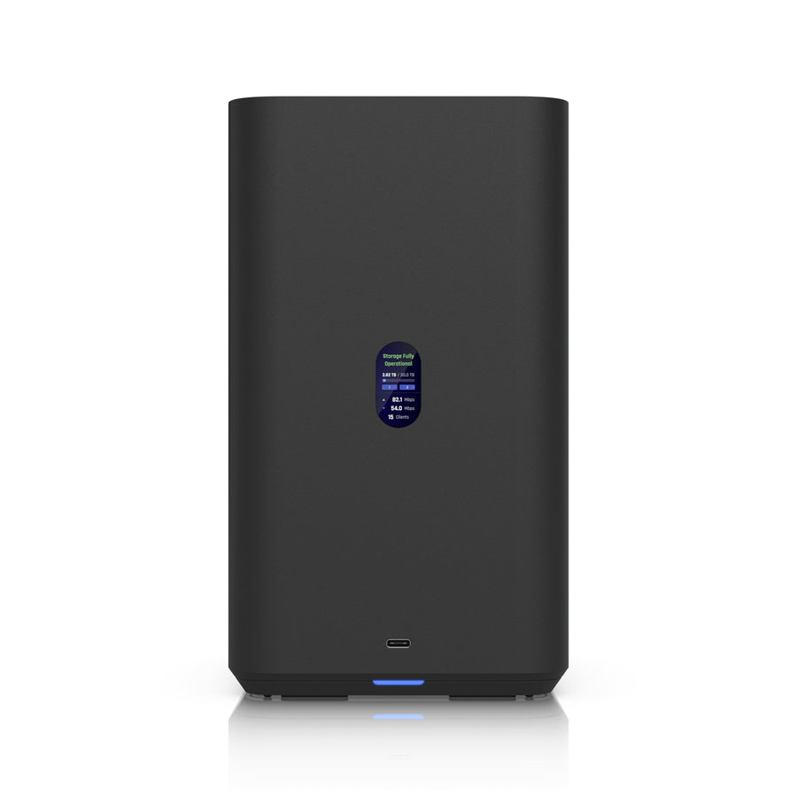 Ubiquiti UNAS 2, Black, UniFi Network Attached Storage (2)3.5' HDD Bays, 2.5 GbE Networking, USB-C Connectivity, PoE++ Adapter, All In Compact Foot.