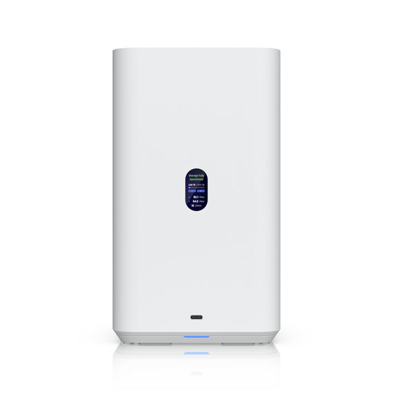 Ubiquiti UNAS 2, White, UniFi Network Attached Storage (2) 3.5' HDD Bays, 2.5 GbE Networking, USB-C Connectivity, Included PoE++ Adapter, Compact Foot