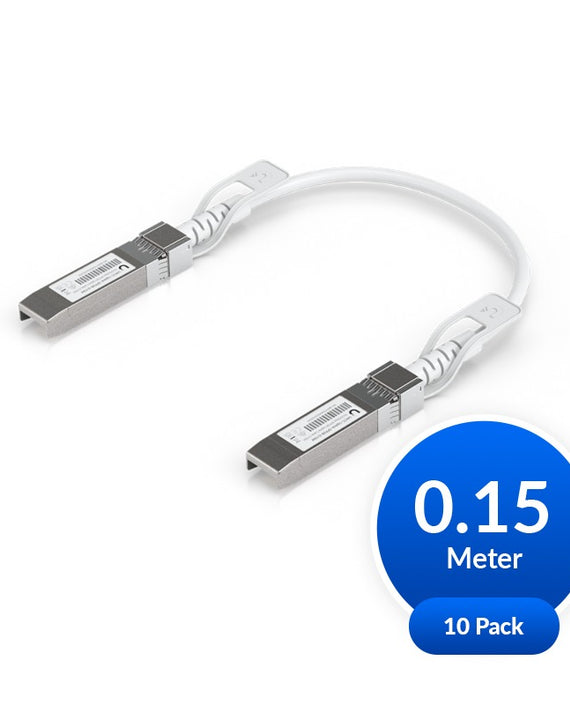Ubiquiti Uplink Cable, Direct Attach Cable,10 Pack, Auto Link Optimization, Seamless 1G SFP, 10G SFP+, 25G SFP28