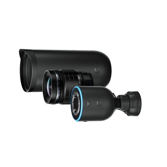 Ubiquiti UniFi Protect AI DSLR Indoor/outdoor 4K PoE Camera,17 or 45 mm Lens, 4K (8MP) Video Resolution, Weatherproof, 2-way Audio,