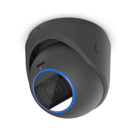 Ubiquiti G6 Pro Turret, Black, All-Weather Tamper-Resistant 4K PoE+Cam, AI Engine, 2.36x Optic Zoom,1/1.2'CMOS, Light