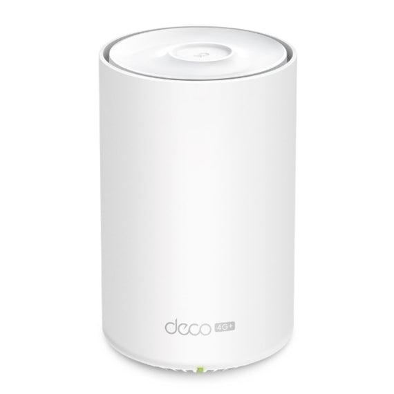 TP-Link Deco X10-4G(1-pack) 4G+ AX1500 Whole Home Mesh Wi-Fi 6 Router, Build-In 300Mbps 4G+ LTE Advanced Modem
