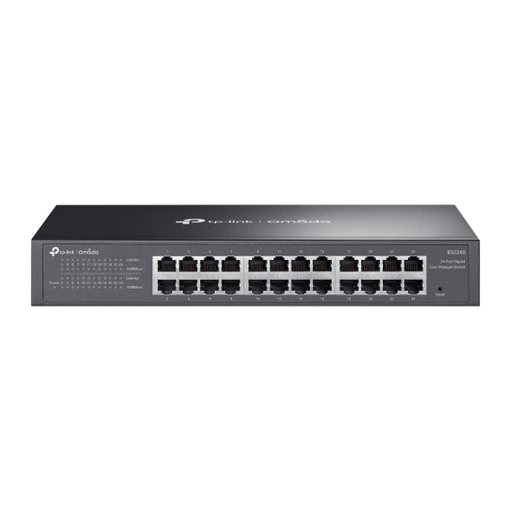 TP-Link ES224G Omada 24-Port Gigabit Easy Managed Switch, Flow Control, Loopback Detection, Port Isolation, Port Mirroring, LAG, VLAN, IGMP Snooping,