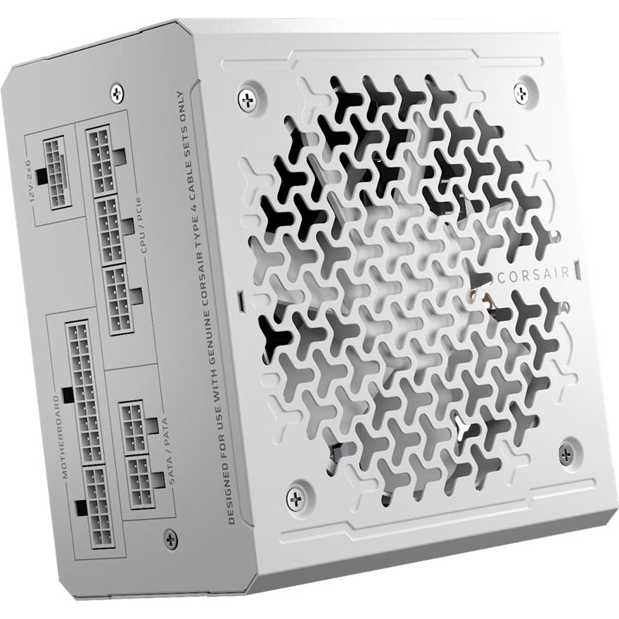 Corsair RMe Series™ RM850e - Fully Modular Low-Noise ATX Power Supply - White (AU), Cybenetics Gold, ATX12V 3.1, 2x PATA, 2x EPS, 6x SATA, 3x PCIe