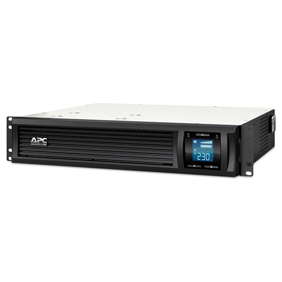 APC Smart-UPS C 2000VA/1300W Line Interactive UPS, 2U Rackmount, 230V/16A Input, 6xIEC C13 Outlets, Lead Acid Battery,