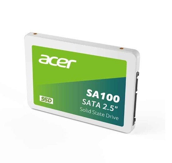 ACER SA100-480GB 2.5″ SATA lll SSD Writing Speed 493 MB/s Reading Speed 560 MB/s BL.9BWWA.103 - 3 Year Warranty - Leader Electronics