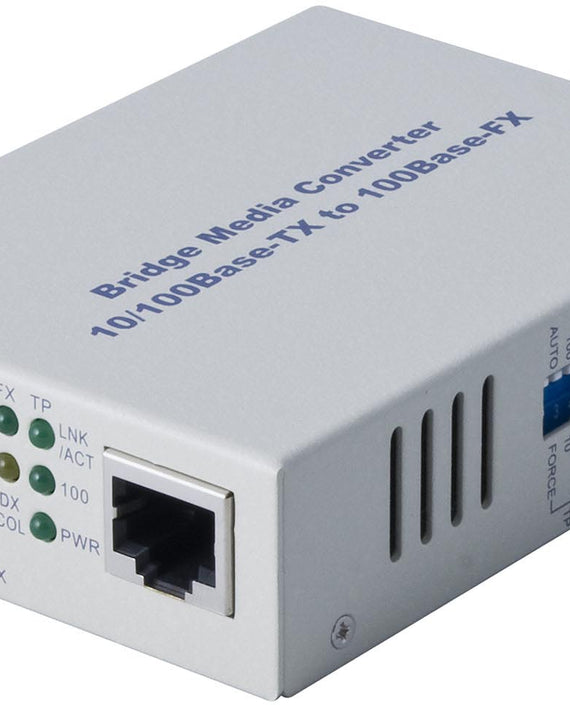 Alloy FCR200MT 10/100Base-TX to 100Base-FX Multimode Fibre (MT) Converter with LFP via FEF or FM. 2Km - Leader Electronics