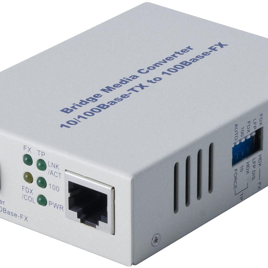 Alloy FCR200MT 10/100Base-TX to 100Base-FX Multimode Fibre (MT) Converter with LFP via FEF or FM. 2Km - Leader Electronics
