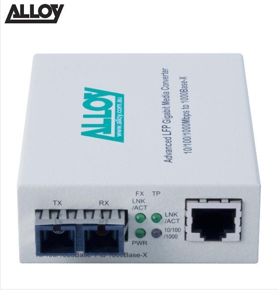 Alloy GCR2000SC.10 Gigabit Standalone, Rackmount Media Converter, Ethernet, Dual Purpose, Standalone or Installed - Leader Electronics