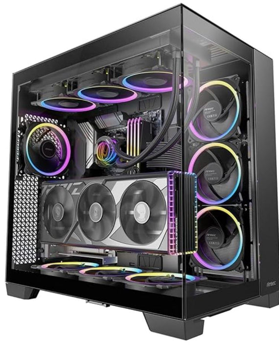 Antec C8 ARGB E-ATX, ATX, Dual Chamber, 2x 16CM ARGB Reverse Fans, 1x 14CM ARGB, USB-C, Large Clearance, 8x PCI for Large GPU, Ultra Case - Leader Electronics