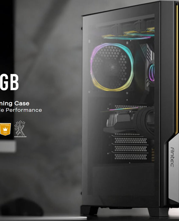 Antec P20C ARGB, ATX, E-ATX, High Airflow, USB-C, Cable management, 4x HDD/SSD , 375mm GPU, 170mm CPU, 3x ARGB PWM 12CM,Fan Control, Case (LS) - Leader Electronics