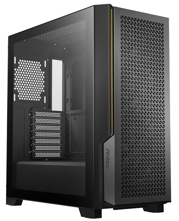 Antec P20C ATX, E-ATX High Airflow, USB-C, Cable management , 4x HDD or SSD , 375mm GPU, 170mm CPU 3x PWM 12 CM Fan, Tempered Glass, Gaming Case - Leader Electronics