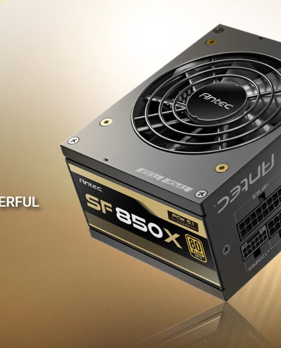 Antec SFX 850w 80+ Gold, Fully-Modular, ATX 3.1, PCI-E 5.1, 92mm Silent Fan, Japanese Caps, Zero RPM, Compact Power Supply, PSU,7 Years Warranty 2024 - Leader Electronics